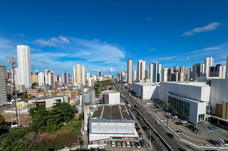 Flat ao Lado do Manaíra Shopping 3 Pessoas