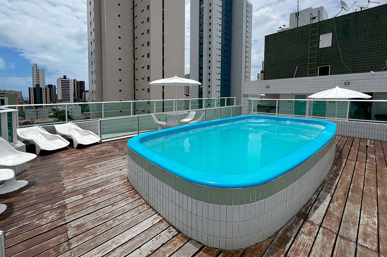 Flat ao Lado do Manaíra Shopping 3 Pessoas by DM Apartments