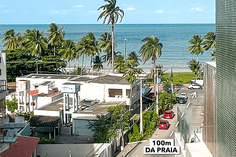 Mahalo Cabo Branco Flat 3 Pessoas 100m Mar #604 By DM Apartm